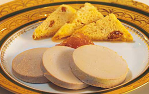 Foie gras et confiture de figues vertes