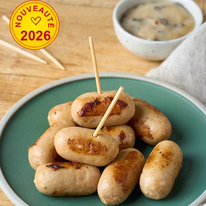 Petits boudins blancs sauce aux morilles