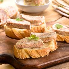 Terrine de canard au foie de canard