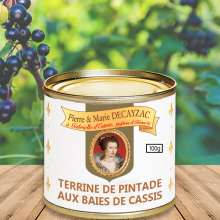Terrine de pintade aux baies de cassis