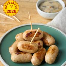 Petits boudins blancs sauce aux morilles