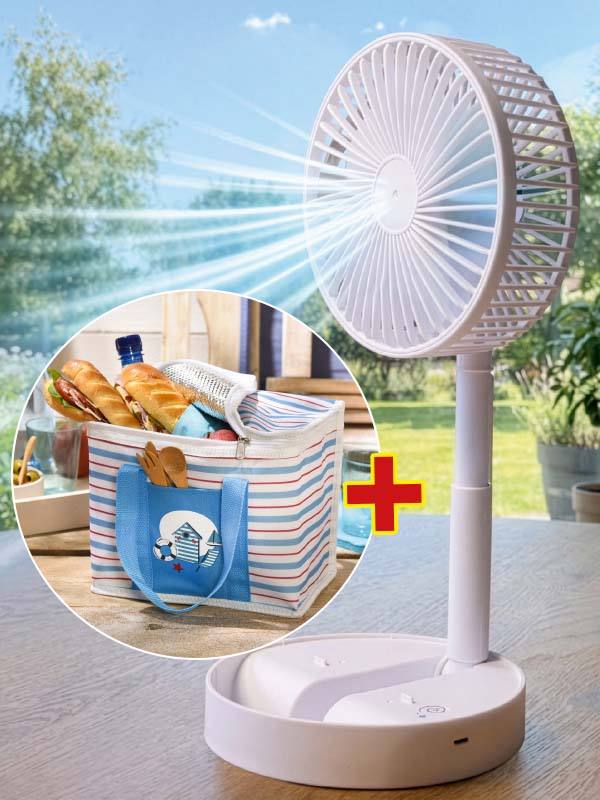 cadeau Sac isotherme + Ventilateur portatif