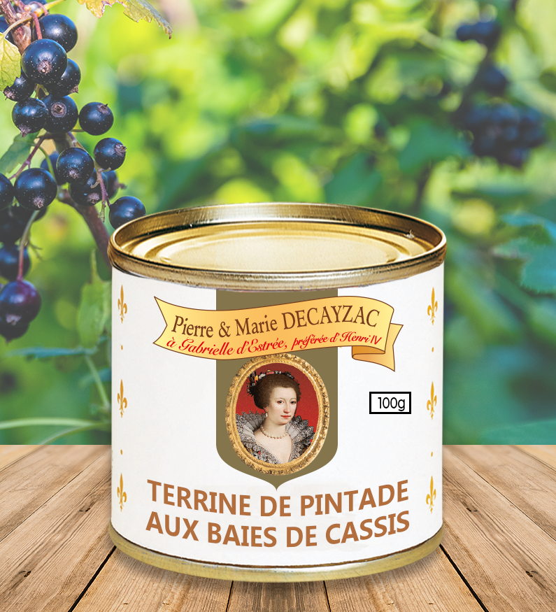 Terrine de pintade aux baies de cassis