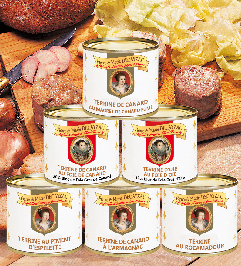 Farandole de 6 Terrines