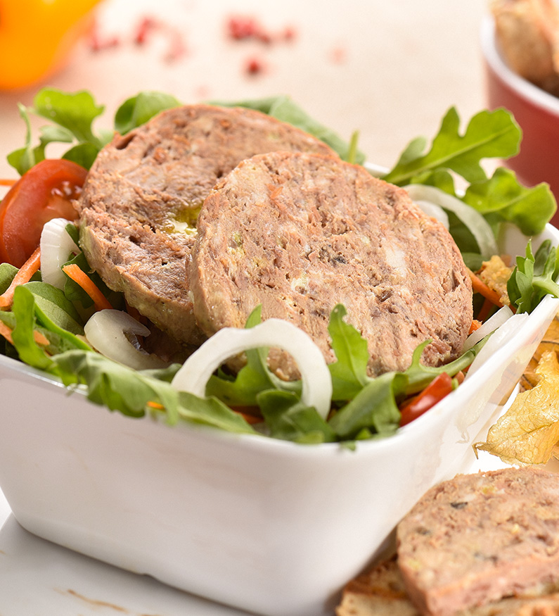 Terrine d'oie au foie d'oie 20% Bloc de foie gras d'oie