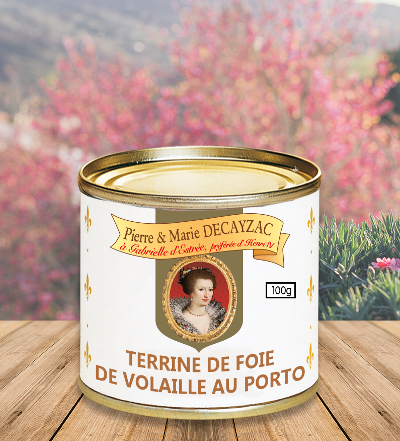 Terrine de foie de volaille au Porto