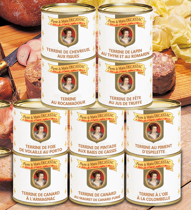 Farandole de 10 Terrines