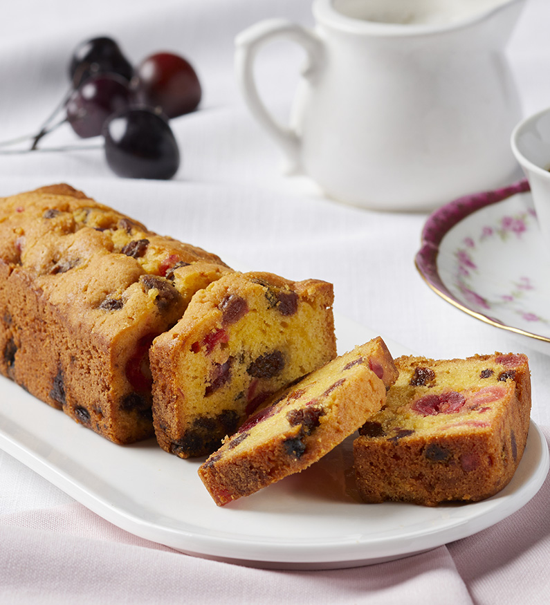 Cake aux fruits confits et raisins