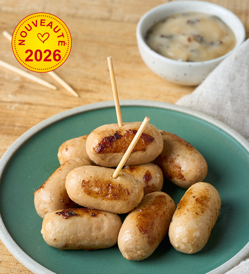 Petits boudins blancs sauce aux morilles
